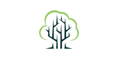 logo design tree, agriculture, farm, forest, logo design vector, symbol, icon, idea, creative.