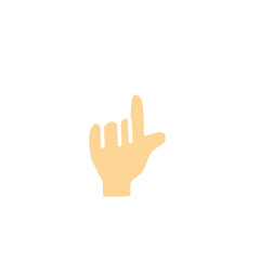 hand gesture vector element