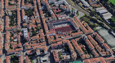 Obraz premium Italy, Florence, bird's-eye view, in summer