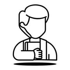 priest Line Icon