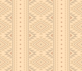 Ancient echoes Aztec geometric abstract seamless patterns southwest Navajo Native American tribal ethnic modern colorful for textile printing