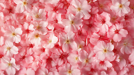 Pink Spring Blossom Background, Delicate Floral Texture