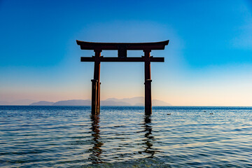 滋賀県 白髭神社の風景
