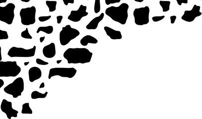 Terrazzo texture corner border