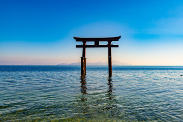 滋賀県 白髭神社の風景
