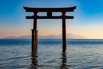滋賀県 白髭神社の風景
