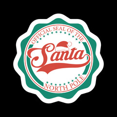 Official Seal Of The Santa North Pole