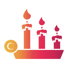 candle Gradient icon