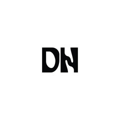 DH monogram logo design letter text name symbol monochrome logotype alphabet character simple logo