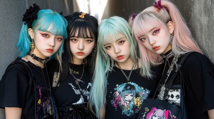 Harajuku Fashion Japanese Street Style Trendy Teens Neon Colors Anime Inspired Tokyo Kawaii Cool