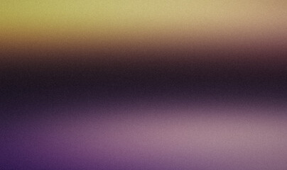 Abstract dark glowing purple magenta orange color grainy gradient backdrop design, copy space