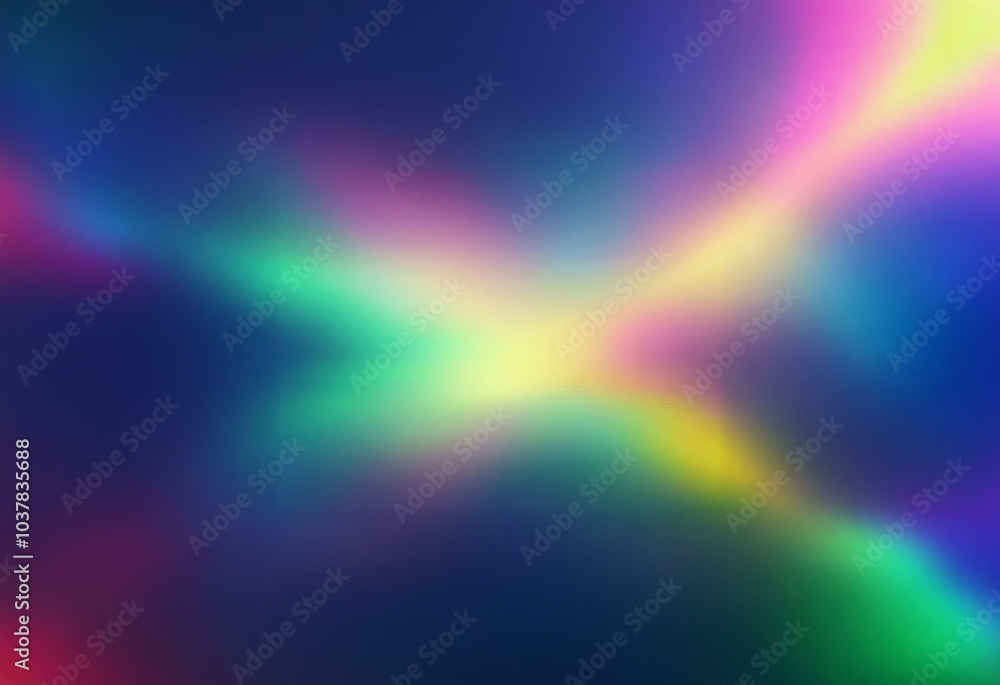 Poster abstract gradient background featuring vibrant hues of blue, green, pink, and yellow, creating a dyn