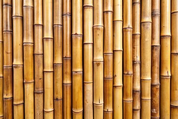 Naklejka premium Closeup of bamboo wall texture