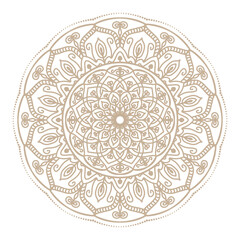 ornamental round lace pattern
