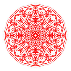 spiritual symbol round ornament