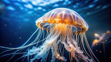 Obraz premium Close-Up of jellyfish in water