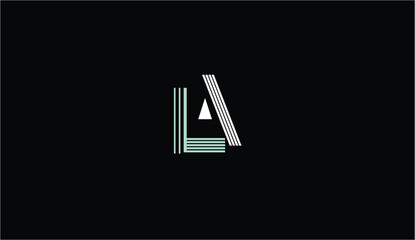 AL, LA ,A L Logo Letter Monogram