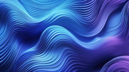Fototapeta premium Abstract Blue and Purple Waves