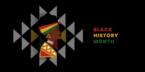 Black History Month Vector Template Design Illustration, African American History. can use for, landing page, template, ui, web, mobile app, poster, banner, flyer, background, vector illustration