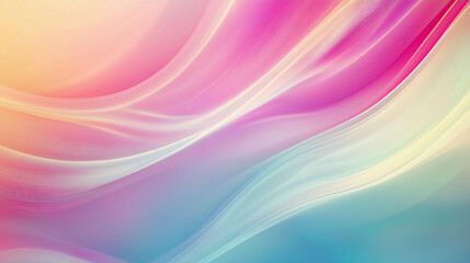 Abstract Flowing Colorful Wave Background