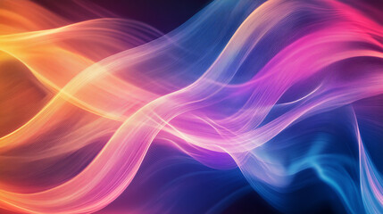 Obraz premium Abstract Background Design with Dynamic Colored Lines