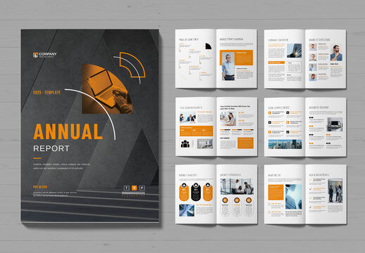 Annual Report Template Layout