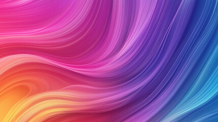 Abstract Flowing Colorful Wave Background