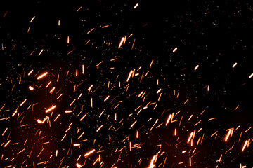 Fire sparks overlays