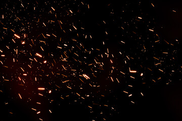 Fire sparks overlays