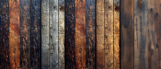 Fototapeta premium Exploring the beauty of textured wooden surfaces a study of natural patterns and colors in wood grain variations