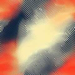 Fototapeta premium Abstract Zigzag Pattern in Warm Tones