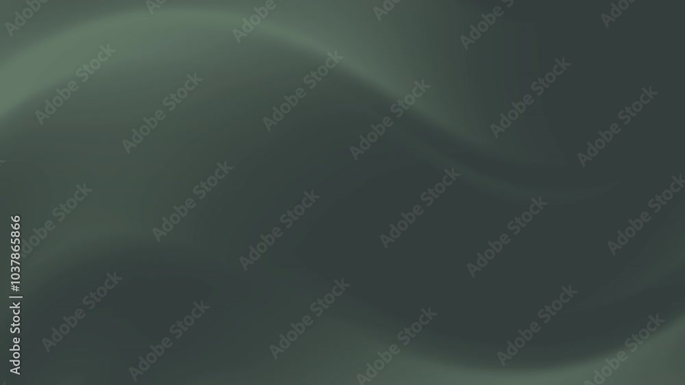 Aufkleber dark green blurred soft wave background suitable for website header or presentation slide design, cr