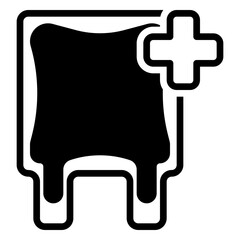 Building icon, glyph icon style