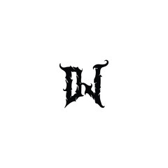 DJ monogram logo design letter text name symbol monochrome logotype alphabet character simple logo
