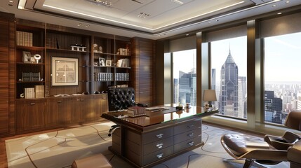 Luxury Office with City View