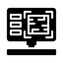 Icon Camera Video With Style Glyph