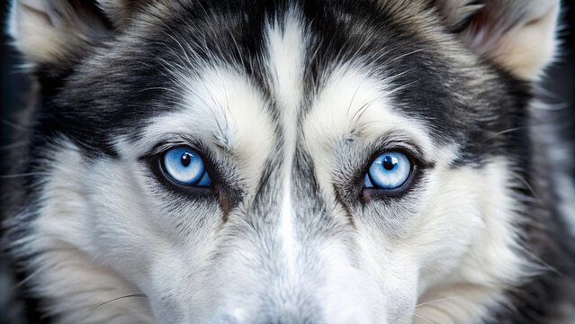 siberian husky dog. dog, husky, animal, siberian, pet, portrait, wolf, white, fur, canine, snow, malamute, winter, eyes, mammal, puppy, breed, cute, friend, blue, siberian husky, purebred, sled dog, e