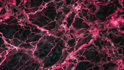 abstract marble texture in black and pink, Extreme Close-Up