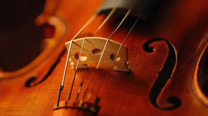 Close-up of a Violin