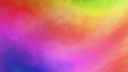 Colorful blue red orange purple green yellow noise blur grainy smoke clouds background