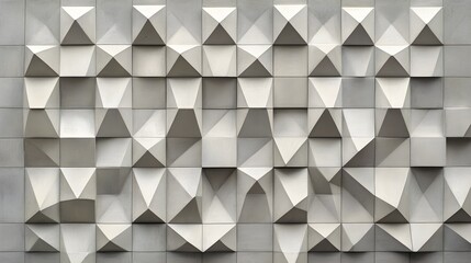 Obraz premium Geometric Concrete Wall Texture Background Abstract Architecture