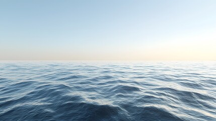 Obraz premium Calm Ocean Waters.