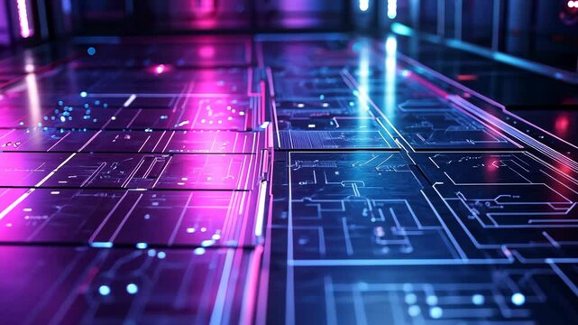 digital high technology idea for data mining concept