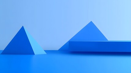 Abstract 3d rendering of a modern geometric background. Minimalistic design for poster, cover, branding, banner, placard