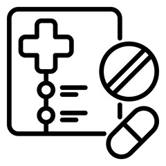 Fototapeta premium Toilet icon, line icon style