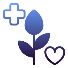 Protection icon, gradient icon style