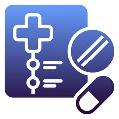 Toilet icon, gradient icon style