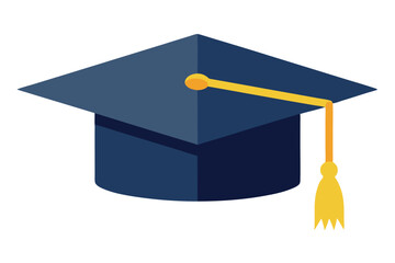  Graduation cap vector illustration.