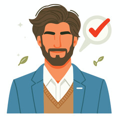 Vector of The Fearless Gentleman