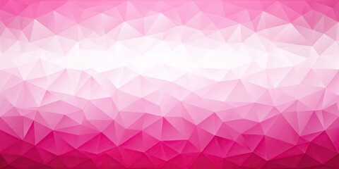 Obraz premium Close-up pink and white polygon gradient background